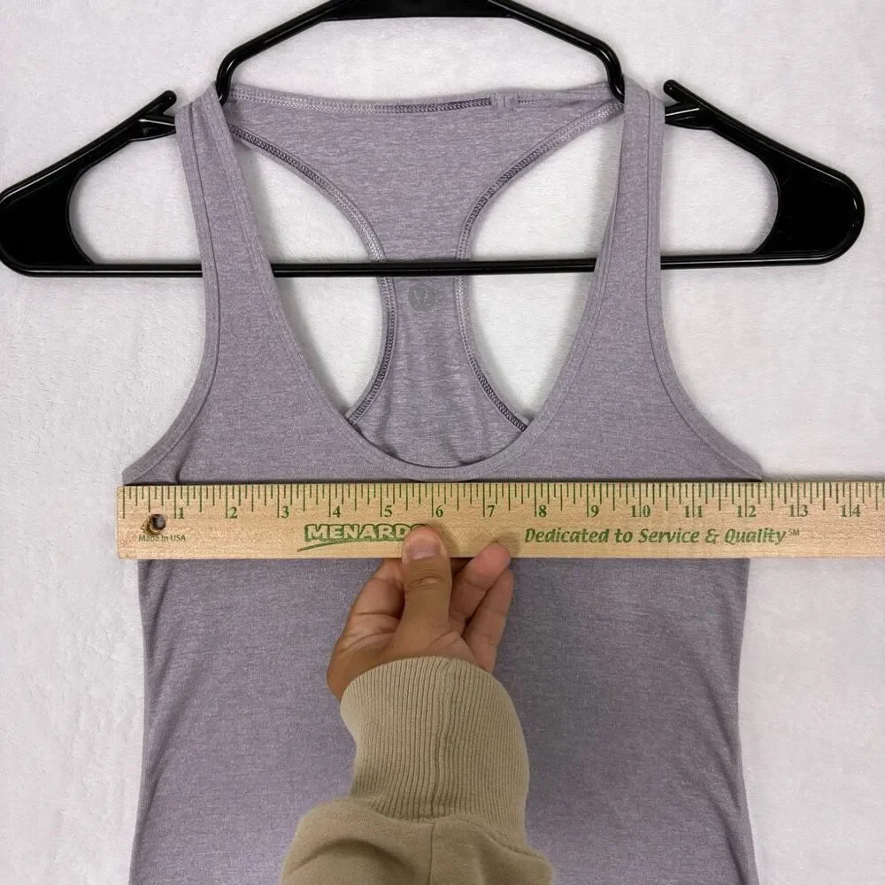 Lululemon Heathered Purple Cool Racerback Tank‎ Top